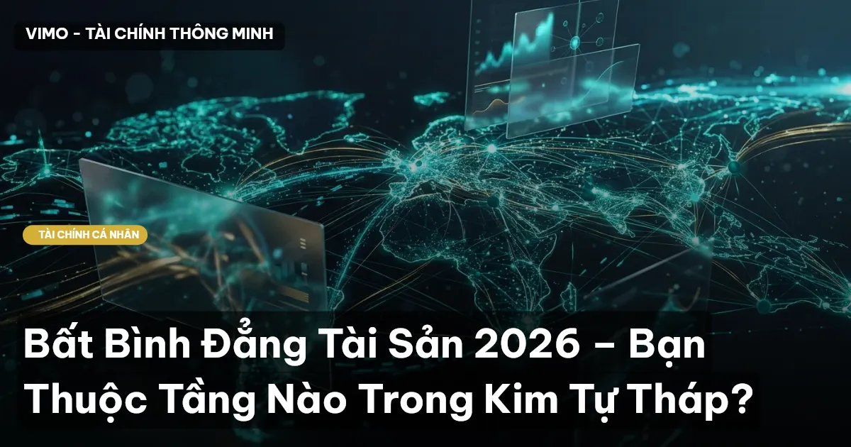 Bất Bình Đẳng Tài Sản 2026 – Bạn Thuộc Tầng Nào Trong Kim Tự Tháp?