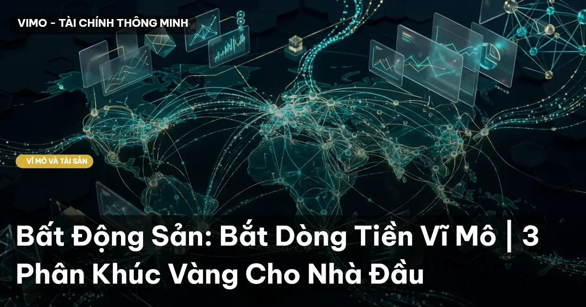 Bất Động Sản: Bắt Dòng Tiền Vĩ Mô | 3 Phân Khúc Vàng Cho Nhà Đầu