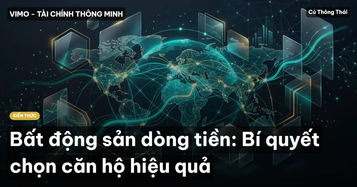 Bất động sản dòng tiền: Bí quyết chọn căn hộ hiệu quả