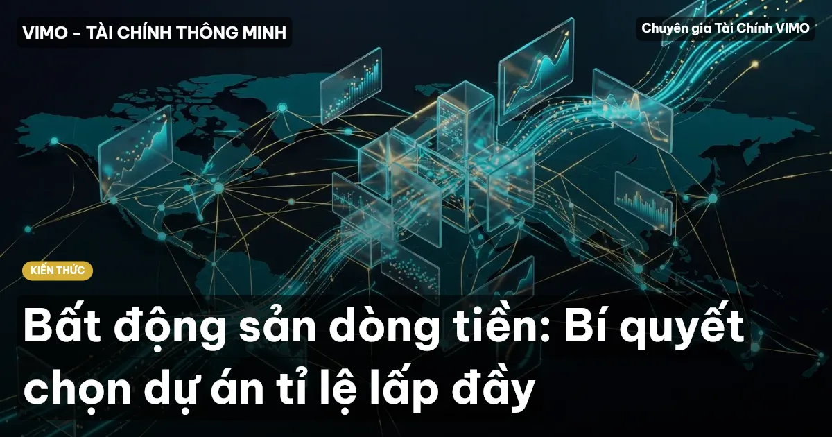 Bất động sản dòng tiền: Bí quyết chọn dự án tỉ lệ lấp đầy
