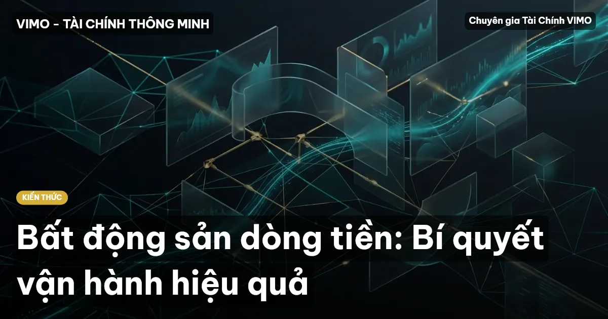 Bất động sản dòng tiền: Bí quyết vận hành hiệu quả