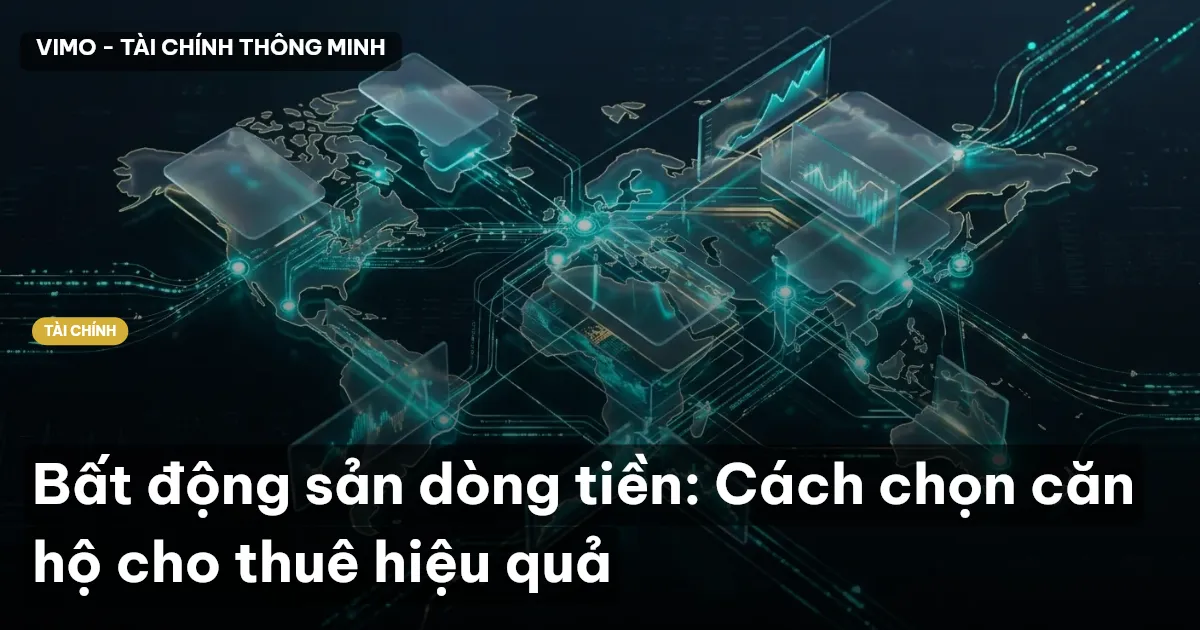 Bất động sản dòng tiền: Cách chọn căn hộ cho thuê hiệu quả