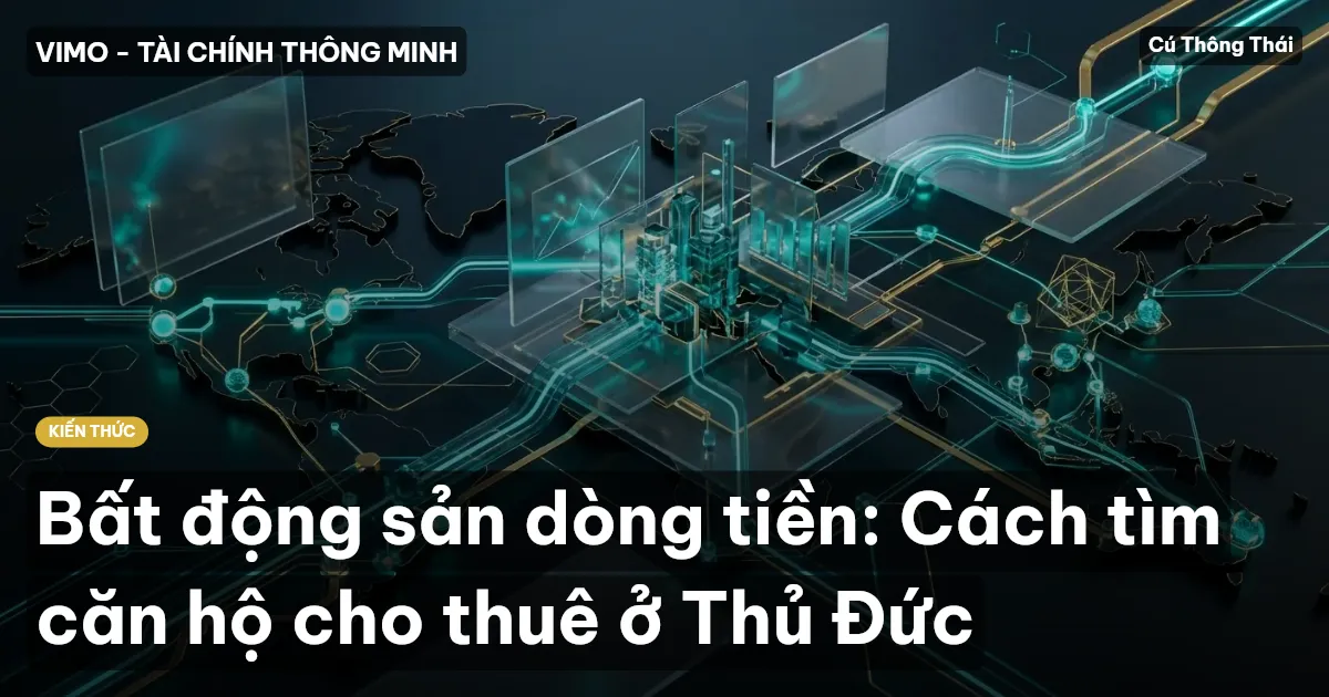 Bất động sản dòng tiền: Cách tìm căn hộ cho thuê ở Thủ Đức