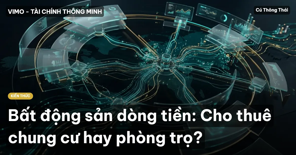 Bất động sản dòng tiền: Cho thuê chung cư hay phòng trọ?