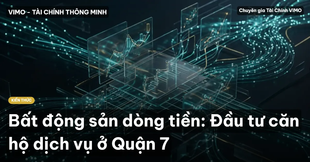 Bất động sản dòng tiền: Đầu tư căn hộ dịch vụ ở Quận 7