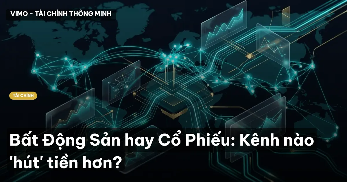 Bất Động Sản hay Cổ Phiếu: Kênh nào 'hút' tiền hơn?