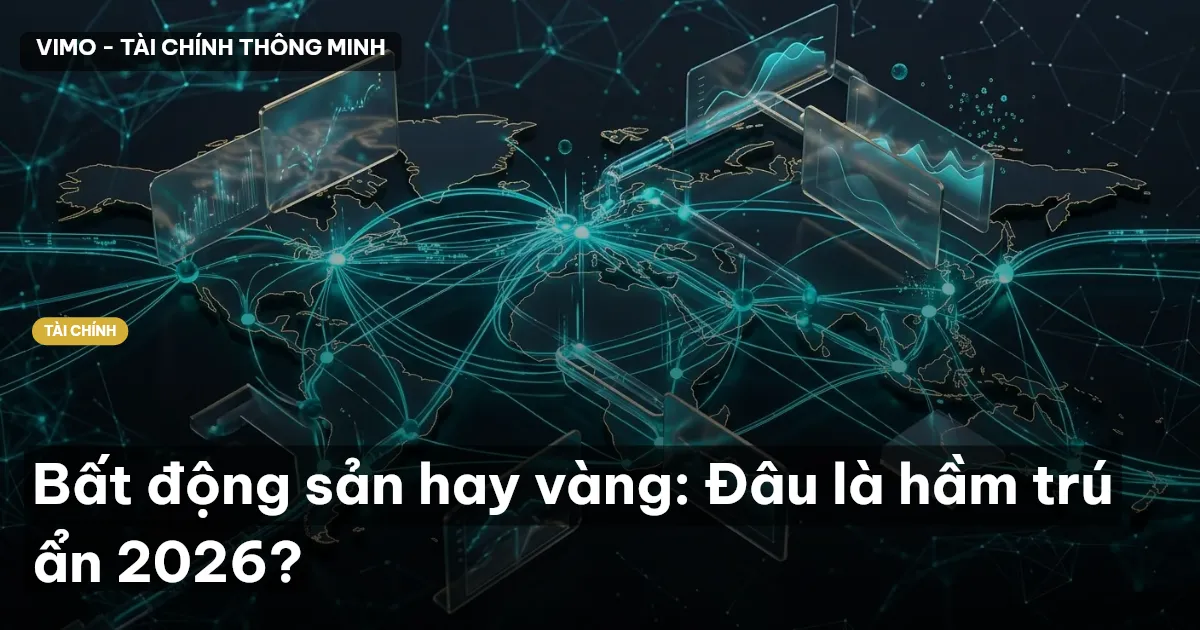 Bất động sản hay vàng: Đâu là hầm trú ẩn 2026?