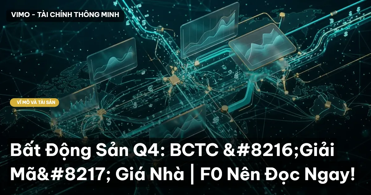 Bất Động Sản Q4: BCTC 'Giải Mã' Giá Nhà | F0 Nên Đọc Ngay!