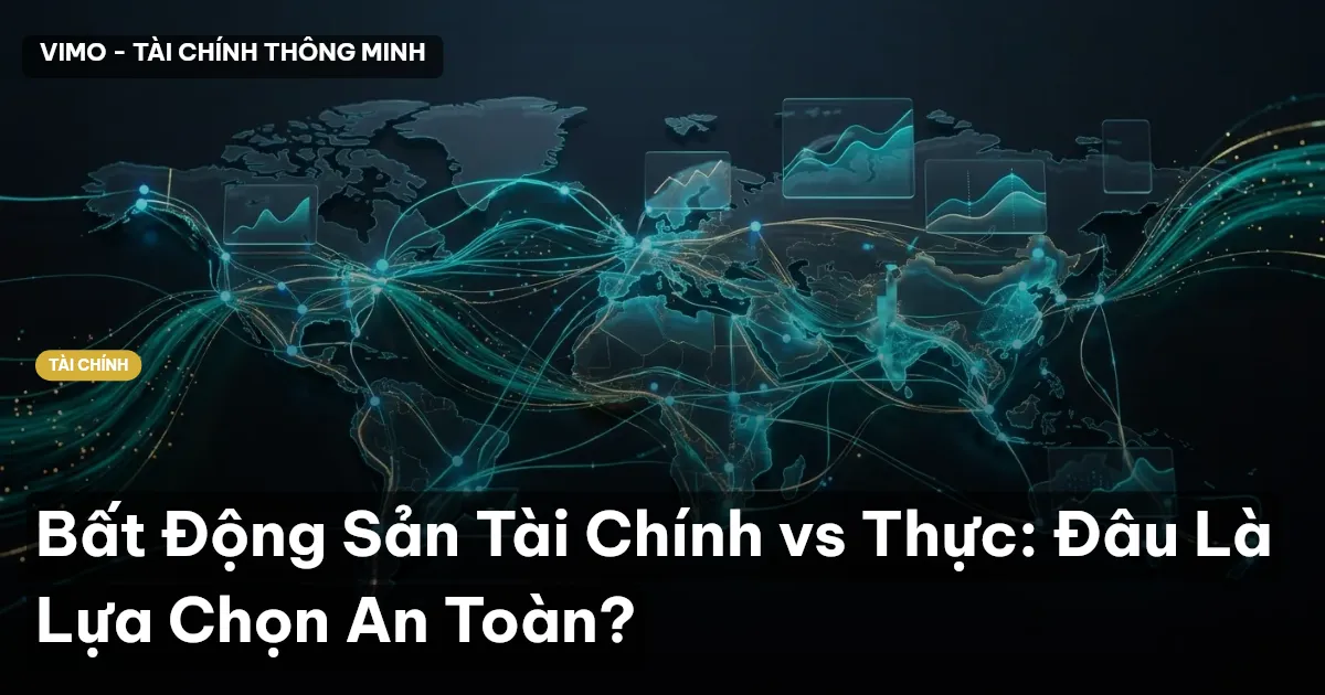Bất Động Sản Tài Chính vs Thực: Đâu Là Lựa Chọn An Toàn?