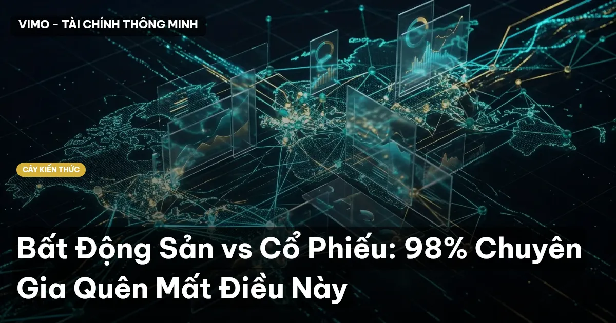 Bất Động Sản vs Cổ Phiếu: 98% Chuyên Gia Quên Mất Điều Này