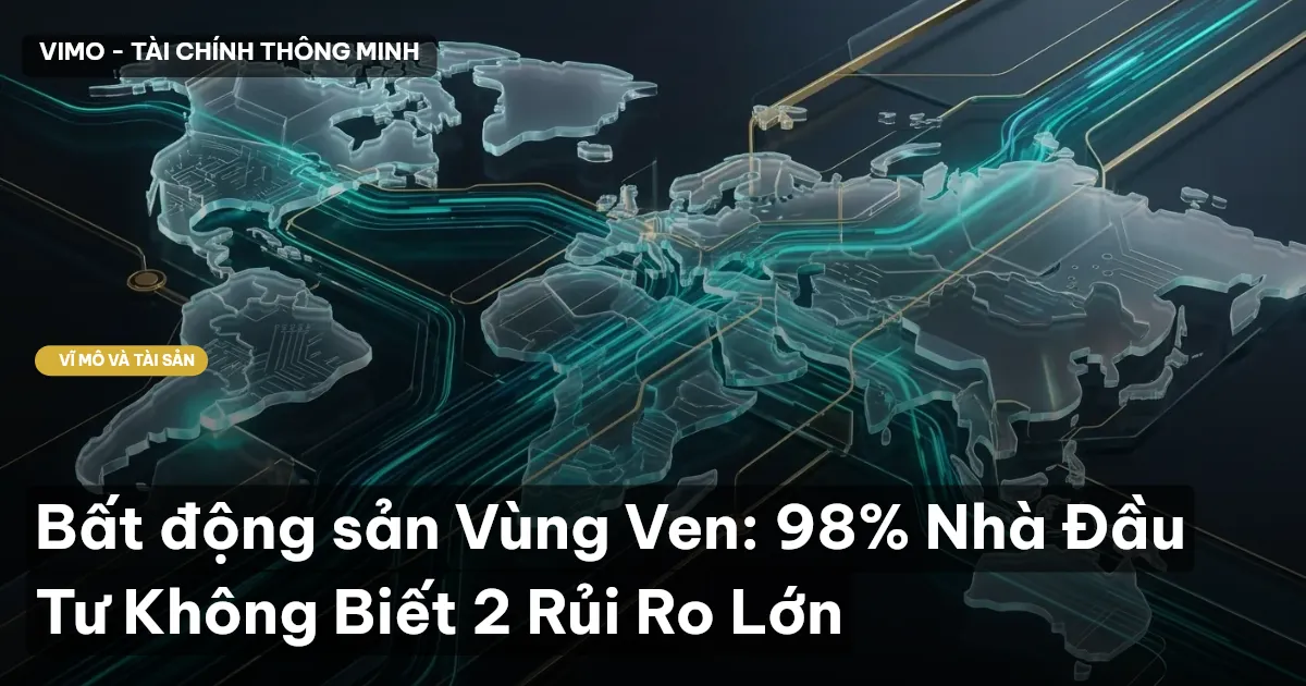 Bất động sản Vùng Ven: 98% Nhà Đầu Tư Không Biết 2 Rủi Ro Lớn