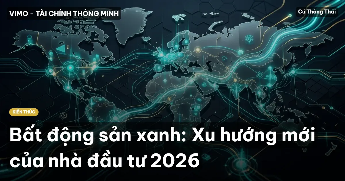Bất động sản xanh: Xu hướng mới của nhà đầu tư 2026