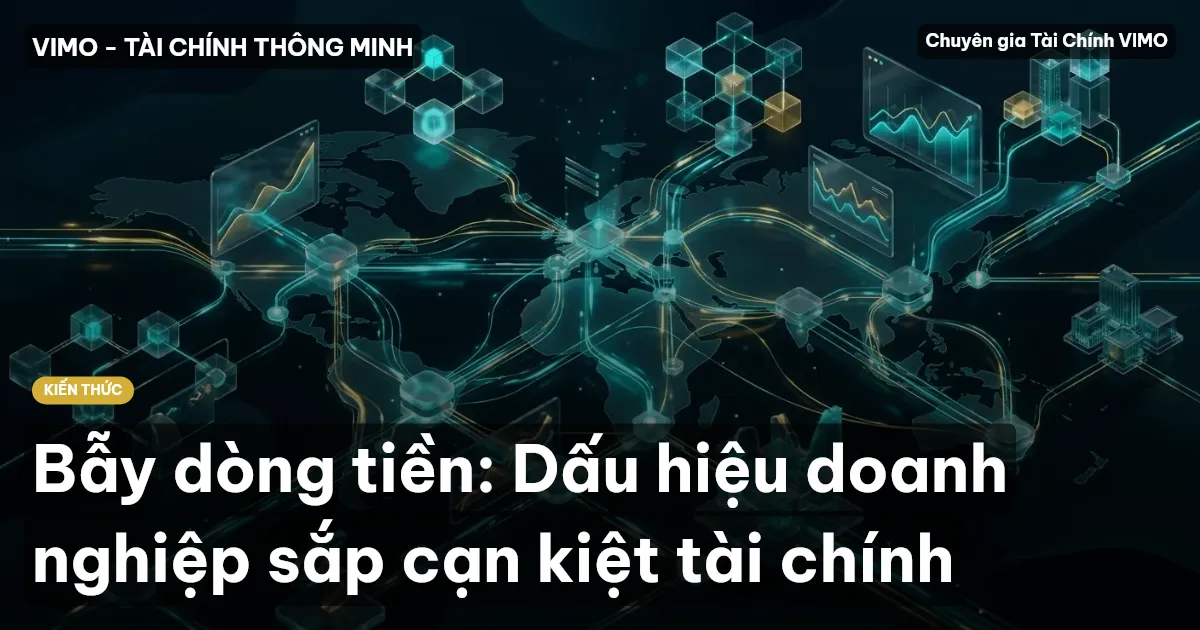 Bẫy dòng tiền: Dấu hiệu doanh nghiệp sắp cạn kiệt tài chính