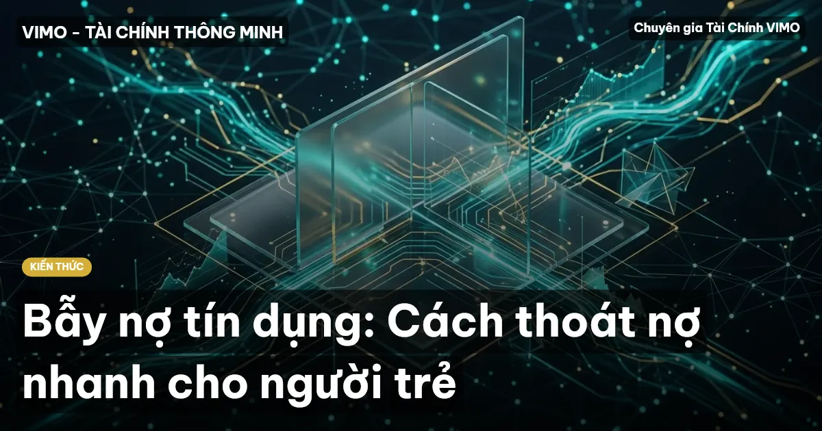 Bẫy nợ tín dụng: Cách thoát nợ nhanh cho người trẻ