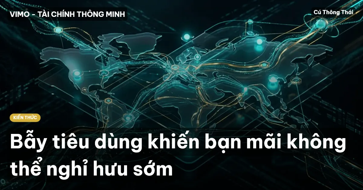 Bẫy tiêu dùng khiến bạn mãi không thể nghỉ hưu sớm