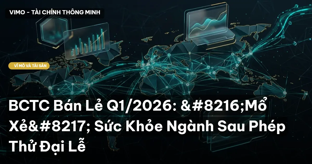 BCTC Bán Lẻ Q1/2026: ‘Mổ Xẻ’ Sức Khỏe Ngành Sau Phép Thử Đại Lễ