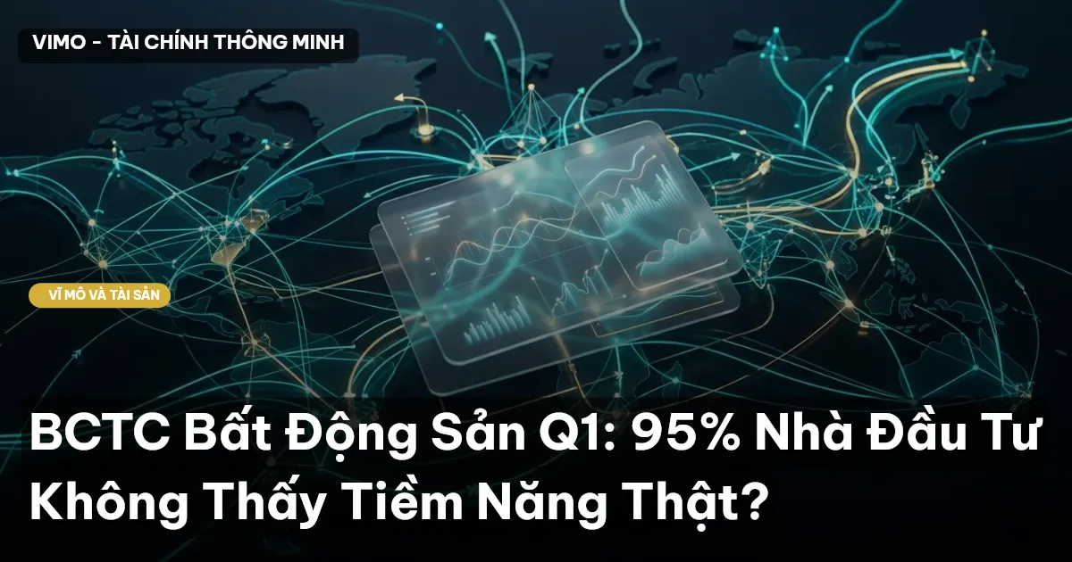 BCTC Bất Động Sản Q1: 95% Nhà Đầu Tư Không Thấy Tiềm Năng Thật?
