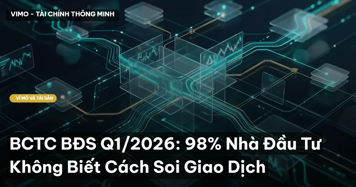 BCTC BĐS Q1/2026: 98% Nhà Đầu Tư Không Biết Cách Soi Giao Dịch