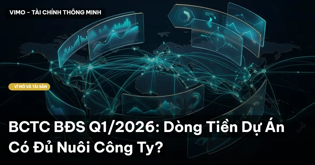 BCTC BĐS Q1/2026: Dòng Tiền Dự Án Có Đủ Nuôi Công Ty?