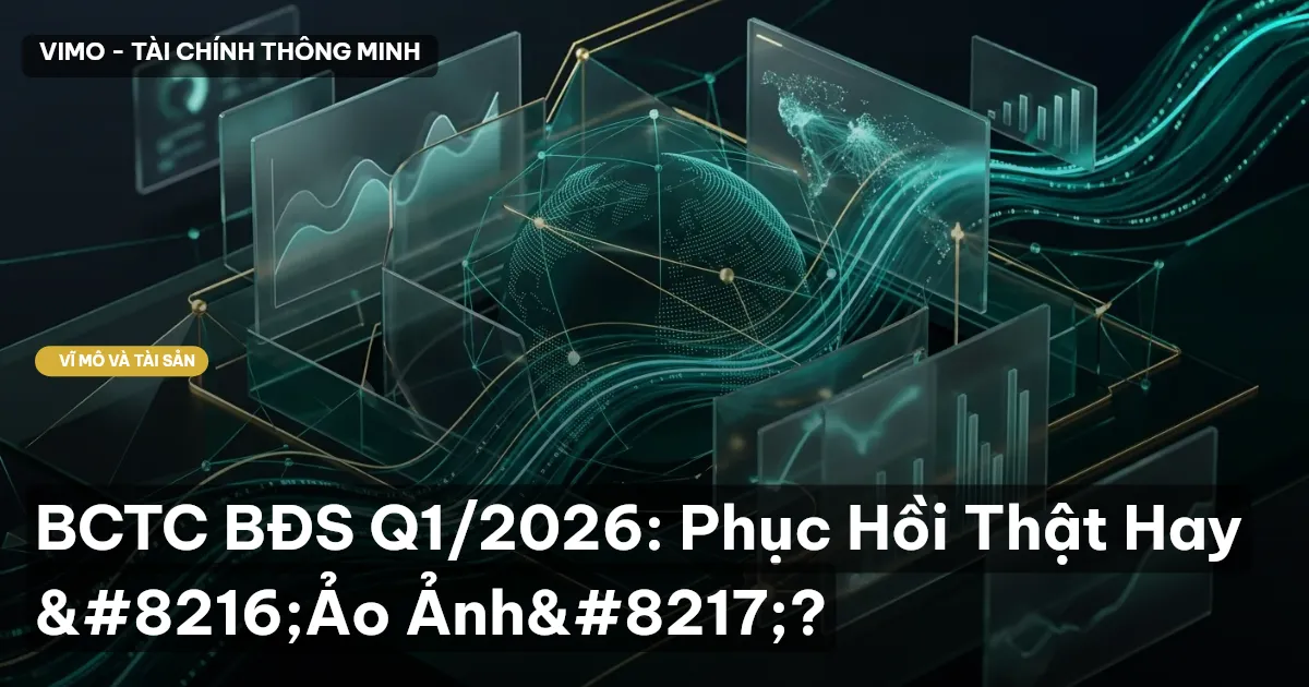 BCTC BĐS Q1/2026: Phục Hồi Thật Hay 'Ảo Ảnh'?