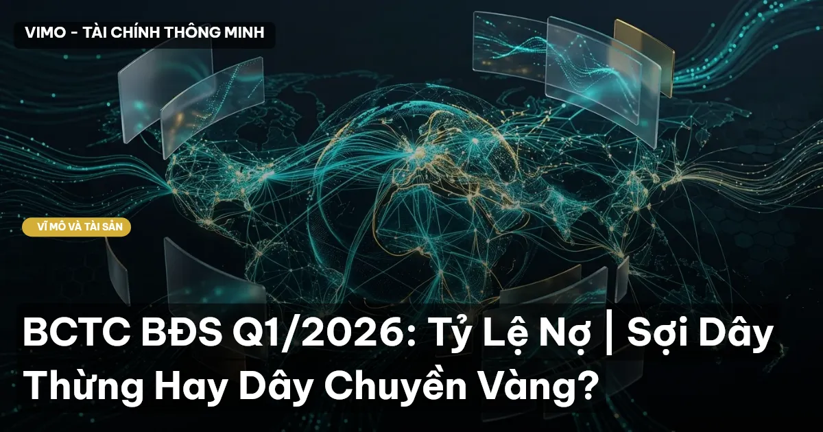 BCTC BĐS Q1/2026: Tỷ Lệ Nợ | Sợi Dây Thừng Hay Dây Chuyền Vàng?