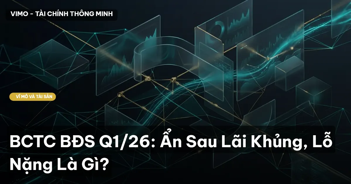 BCTC BĐS Q1/26: Ẩn Sau Lãi Khủng, Lỗ Nặng Là Gì?