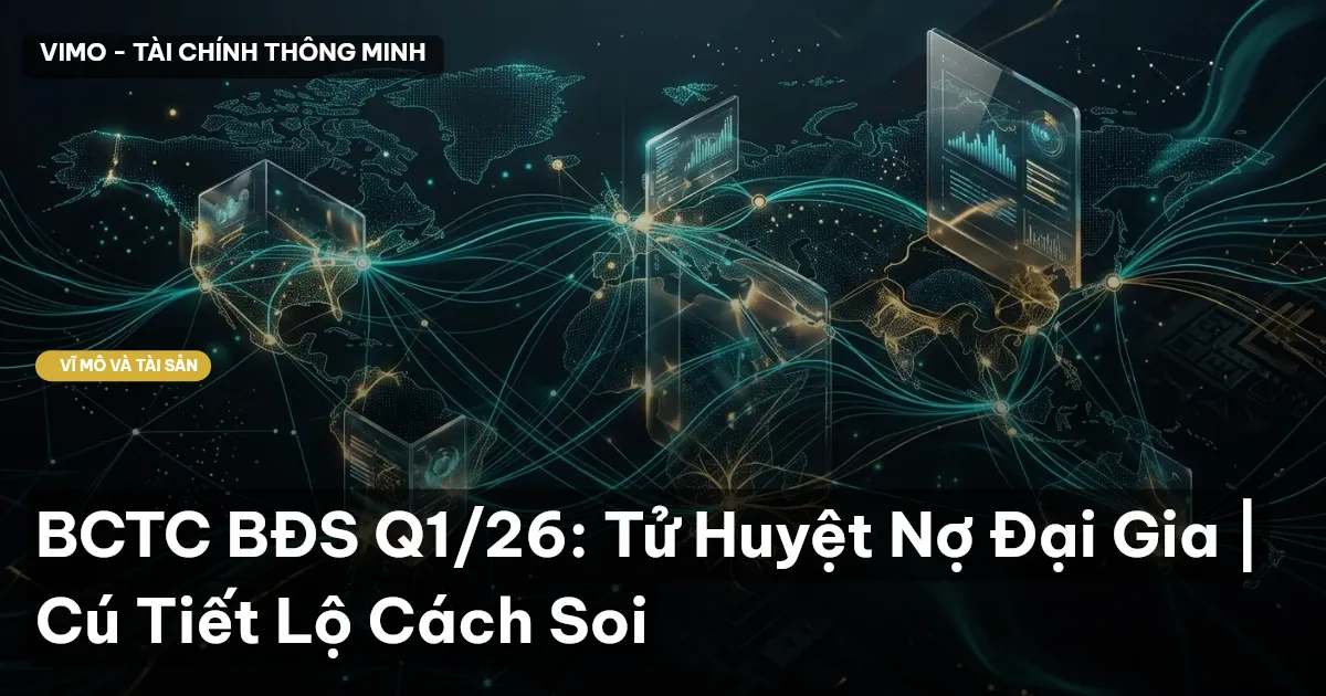 BCTC BĐS Q1/26: Tử Huyệt Nợ Đại Gia | Cú Tiết Lộ Cách Soi