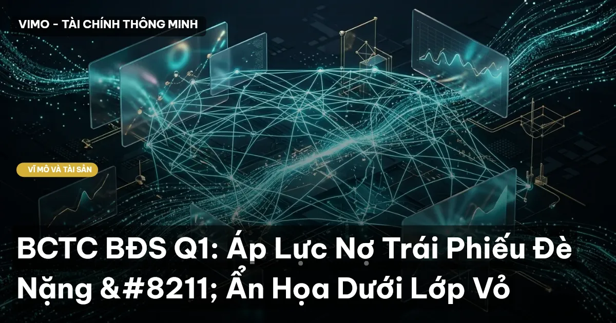 BCTC BĐS Q1: Áp Lực Nợ Trái Phiếu Đè Nặng – Ẩn Họa Dưới Lớp Vỏ