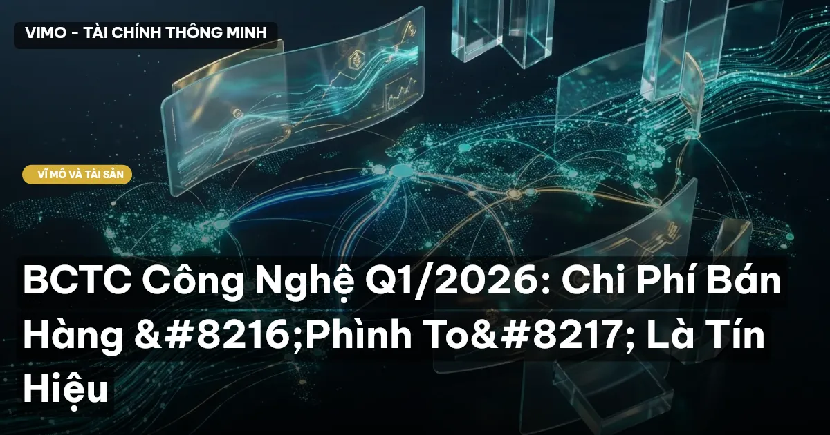 BCTC Công Nghệ Q1/2026: Chi Phí Bán Hàng 'Phình To' Là Tín Hiệu