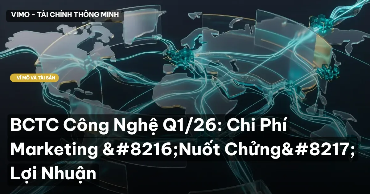 BCTC Công Nghệ Q1/26: Chi Phí Marketing ‘Nuốt Chửng’ Lợi Nhuận