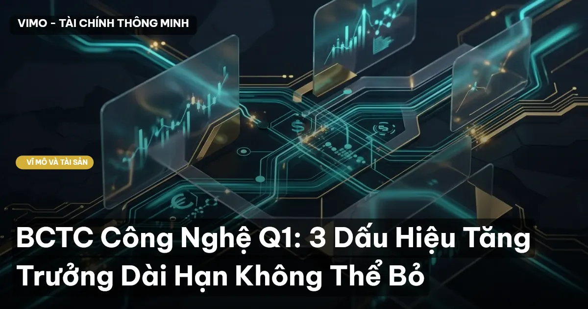 BCTC Công Nghệ Q1: 3 Dấu Hiệu Tăng Trưởng Dài Hạn Không Thể Bỏ