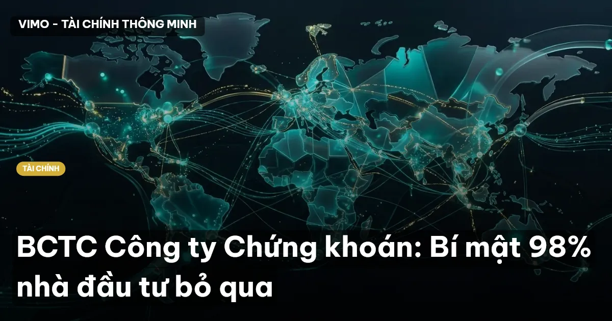 BCTC ngành chứng khoán