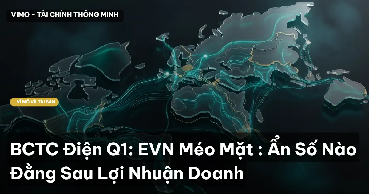 BCTC Điện Q1: EVN Méo Mặt : Ẩn Số Nào Đằng Sau Lợi Nhuận Doanh