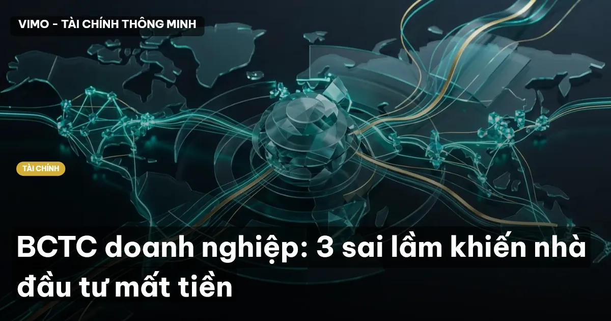 BCTC doanh nghiệp: 3 sai lầm khiến nhà đầu tư mất tiền