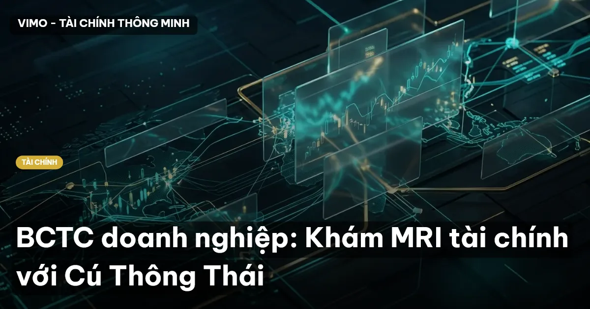 BCTC doanh nghiệp: Khám MRI tài chính với Cú Thông Thái