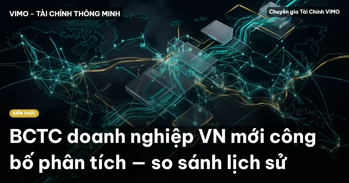 BCTC doanh nghiệp VN mới công bố phân tích — so sánh lịch sử
