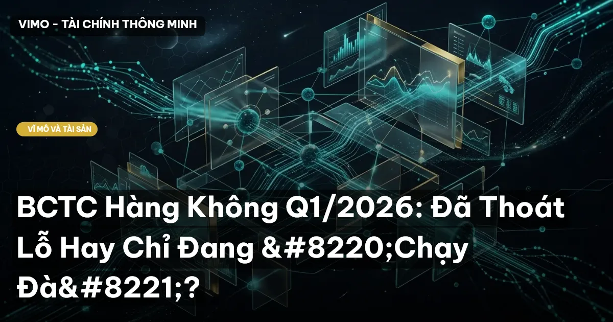 BCTC Hàng Không Q1/2026: Đã Thoát Lỗ Hay Chỉ Đang “Chạy Đà”?