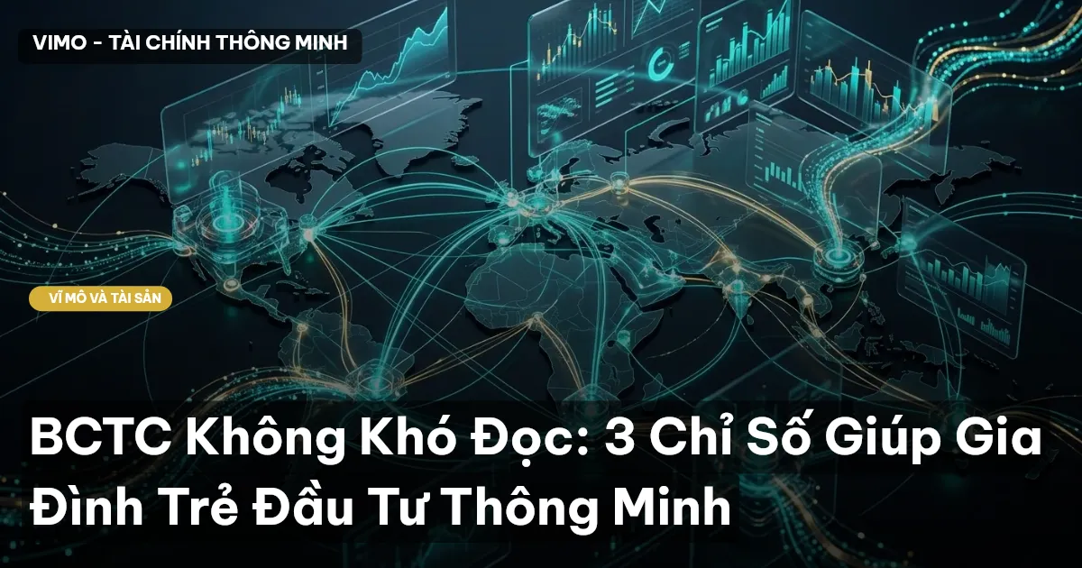 BCTC Không Khó Đọc: 3 Chỉ Số Giúp Gia Đình Trẻ Đầu Tư Thông Minh
