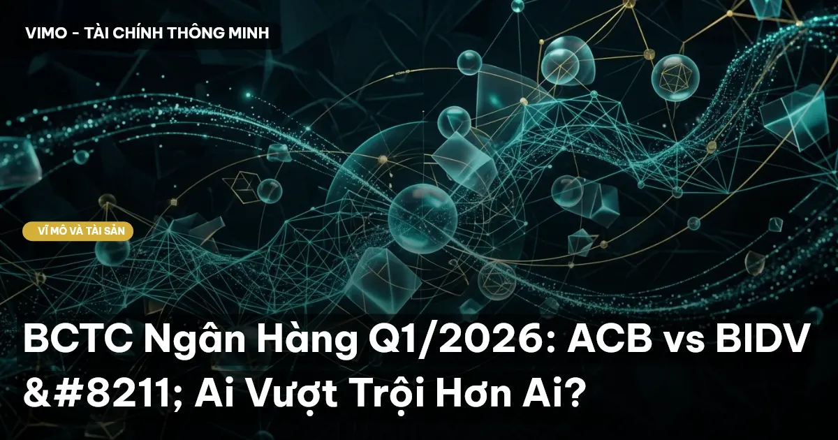 BCTC Ngân Hàng Q1/2026: ACB vs BIDV – Ai Vượt Trội Hơn Ai?