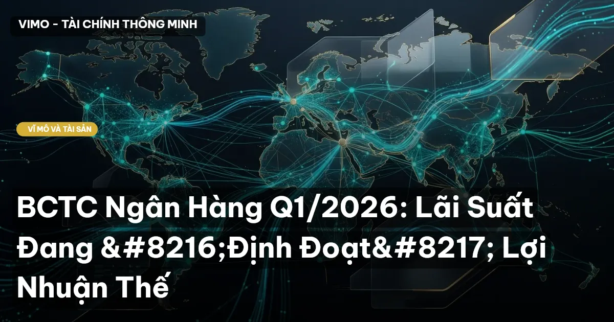 BCTC Ngân Hàng Q1/2026: Lãi Suất Đang ‘Định Đoạt’ Lợi Nhuận Thế