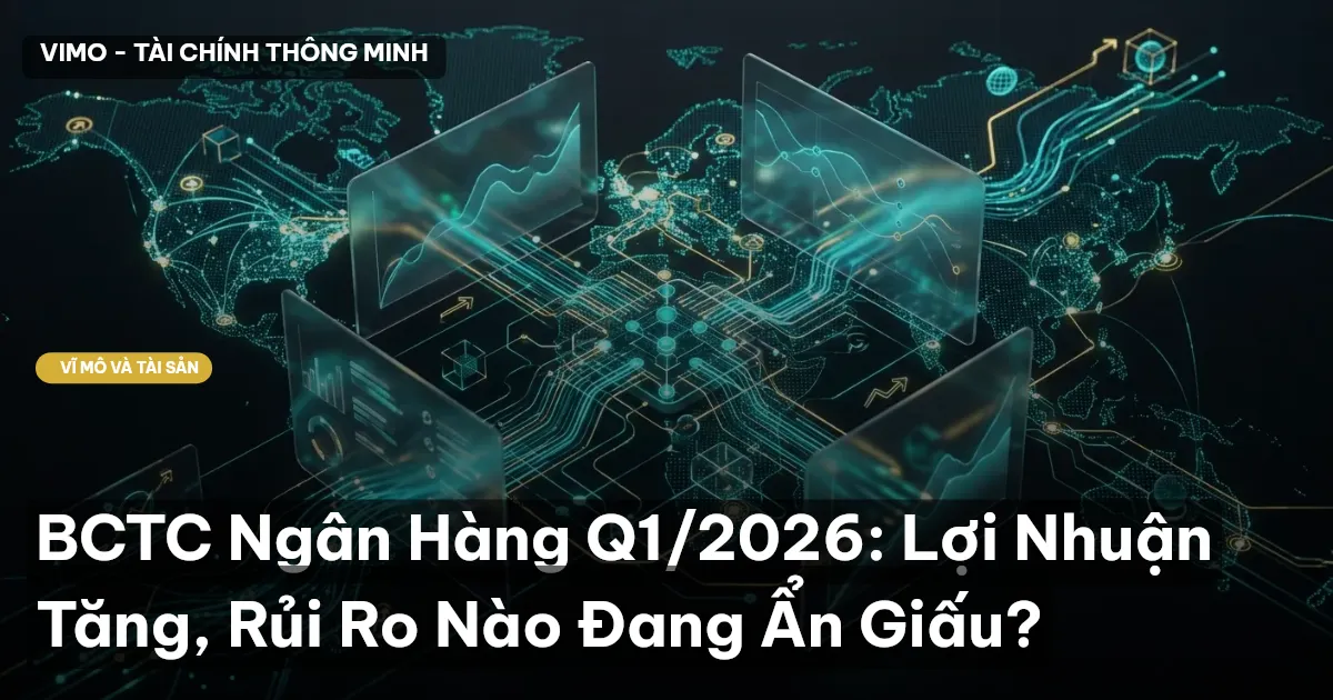 BCTC Ngân Hàng Q1/2026: Lợi Nhuận Tăng, Rủi Ro Nào Đang Ẩn Giấu?