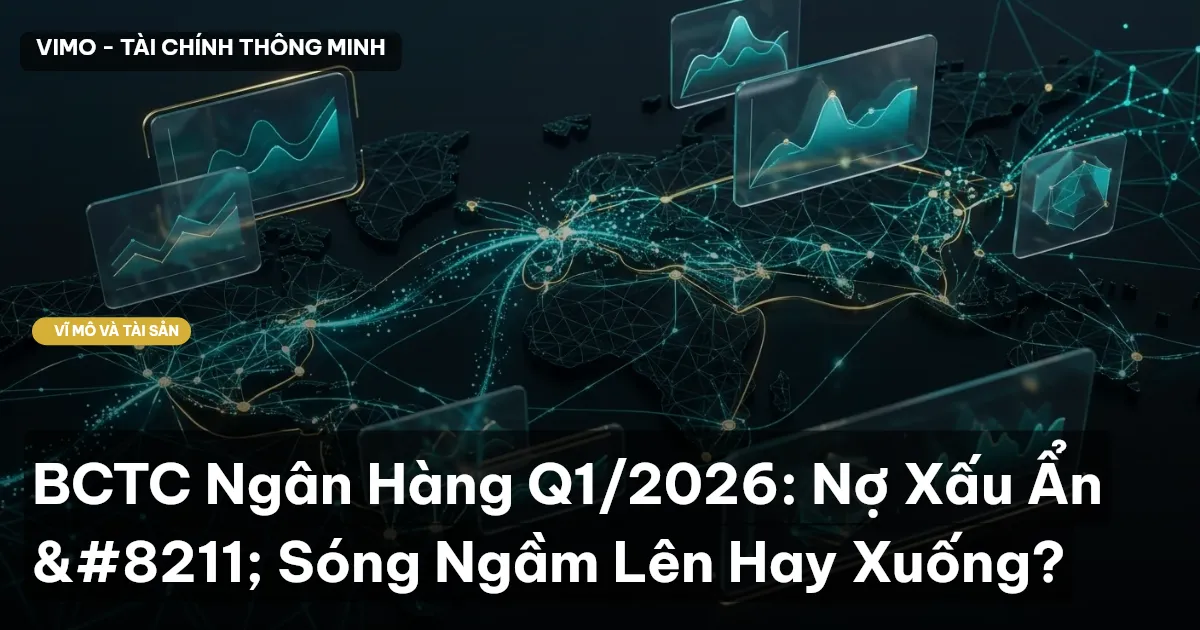 BCTC Ngân Hàng Q1/2026: Nợ Xấu Ẩn – Sóng Ngầm Lên Hay Xuống?