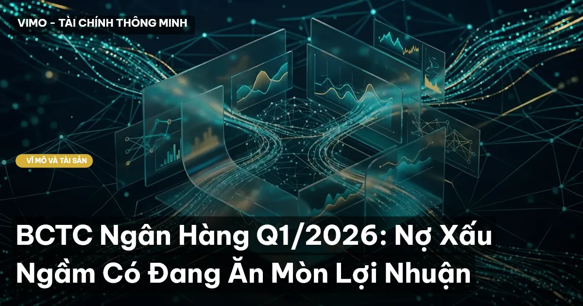 BCTC Ngân Hàng Q1/2026: Nợ Xấu Ngầm Có Đang Ăn Mòn Lợi Nhuận