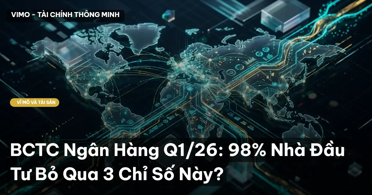 BCTC Ngân Hàng Q1/26: 98% Nhà Đầu Tư Bỏ Qua 3 Chỉ Số Này?