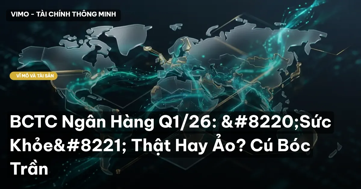 BCTC Ngân Hàng Q1/26: “Sức Khỏe” Thật Hay Ảo? Cú Bóc Trần
