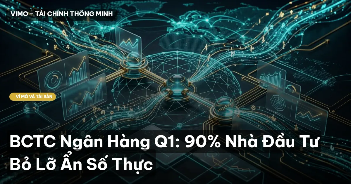 BCTC Ngân Hàng Q1: 90% Nhà Đầu Tư Bỏ Lỡ Ẩn Số Thực