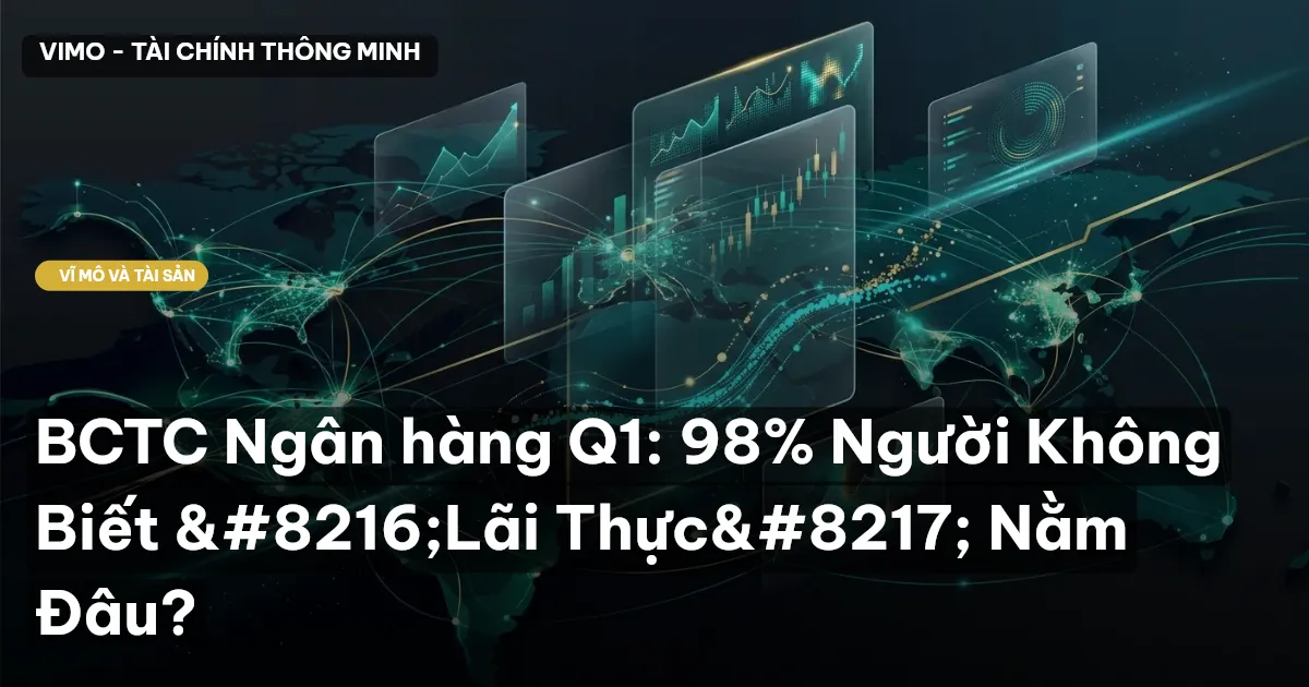 BCTC Ngân hàng Q1: 98% Người Không Biết ‘Lãi Thực’ Nằm Đâu?