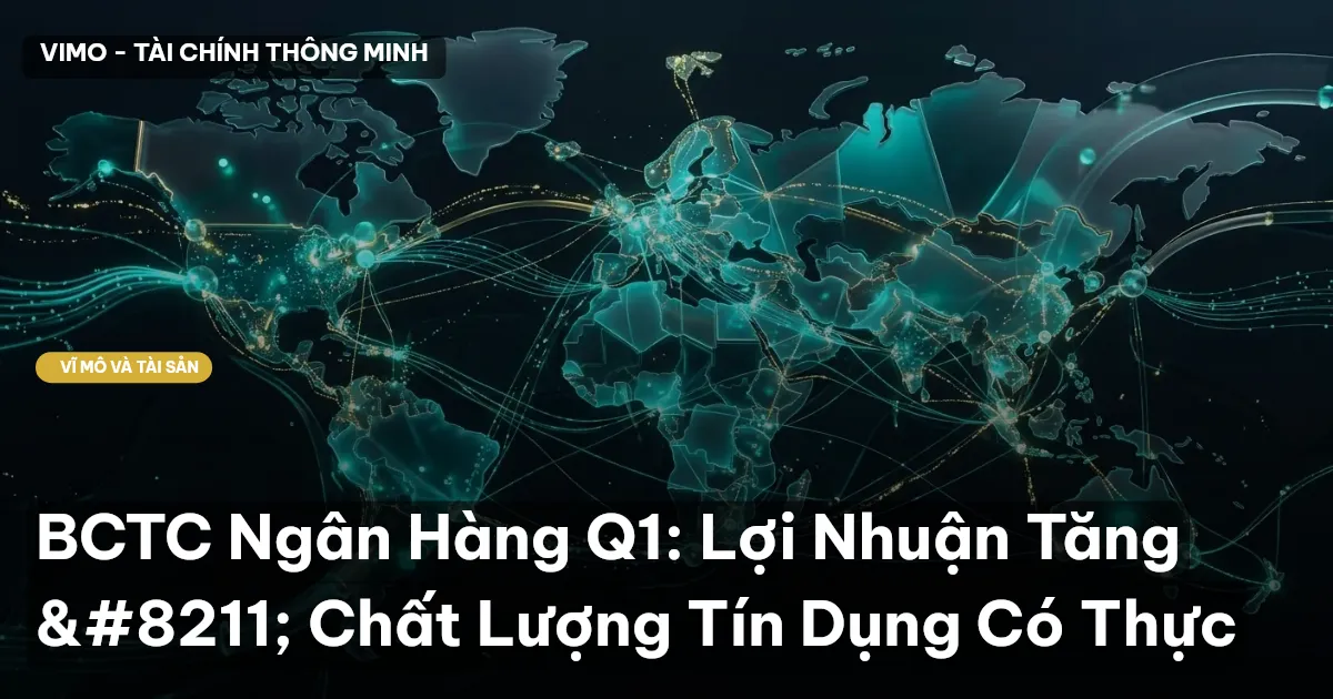 BCTC Ngân Hàng Q1: Lợi Nhuận Tăng – Chất Lượng Tín Dụng Có Thực