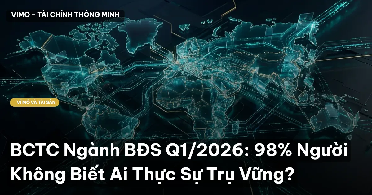 BCTC Ngành BĐS Q1/2026: 98% Người Không Biết Ai Thực Sự Trụ Vững?