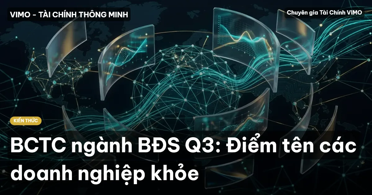 BCTC ngành BĐS Q3: Điểm tên các doanh nghiệp khỏe